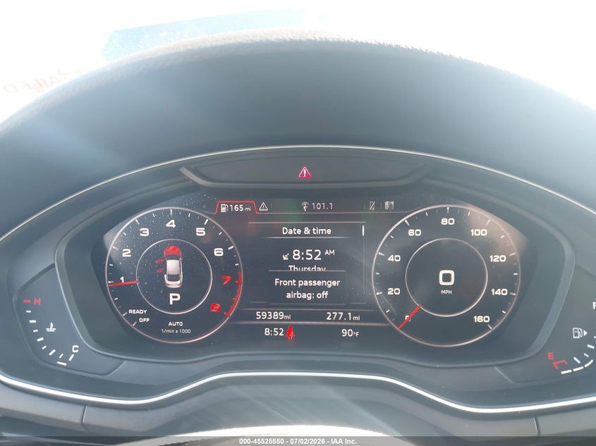 2019 Audi A5 45 Premium VIN: WAUENCF56KA016600 Lot: 45525550