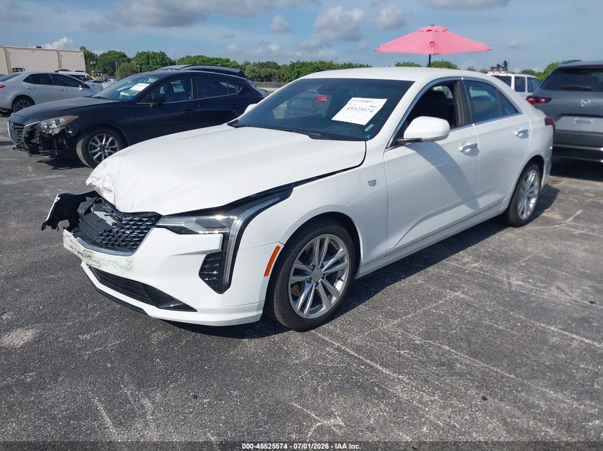 2026 CADILLAC CT4 SEDAN 2.0L I-4 DI, DOHC, VVT, TURBO, 237HP