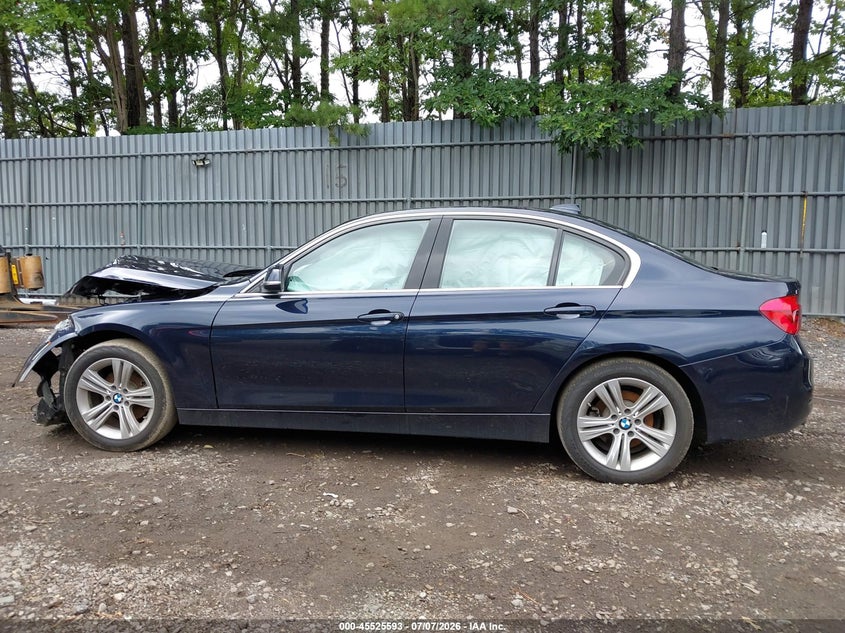 2017 BMW 330I xDrive VIN: WBA8D9G50HNU60154 Lot: 45525593