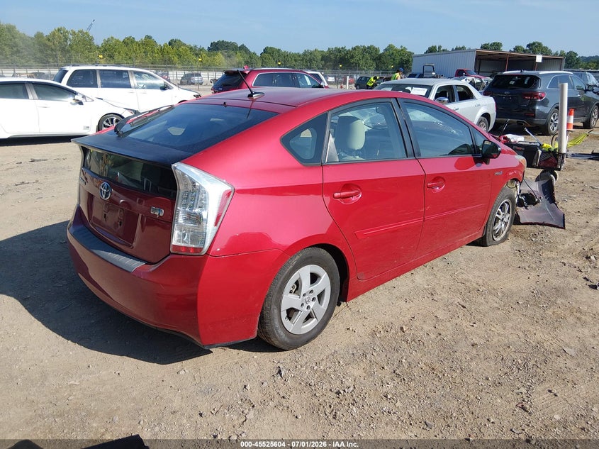 2010 TOYOTA PRIUS auction photo 4