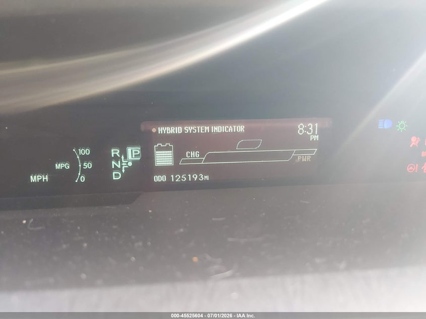 2010 TOYOTA PRIUS auction photo 7