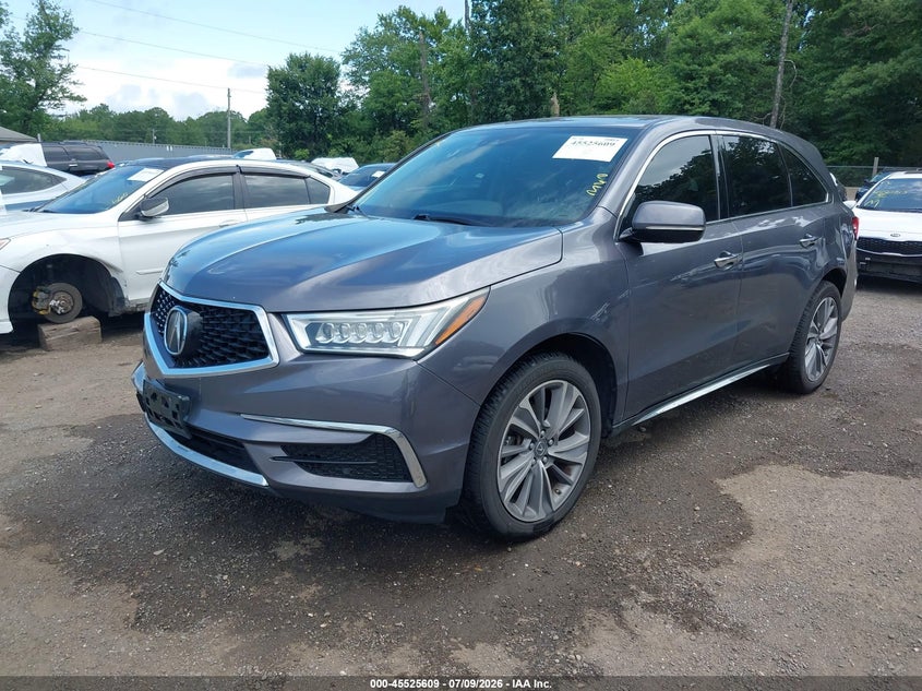 2017 Acura MDX, Удар ззаду, IAAI, VIN 5J8YD4H52HL004495 — фото 2