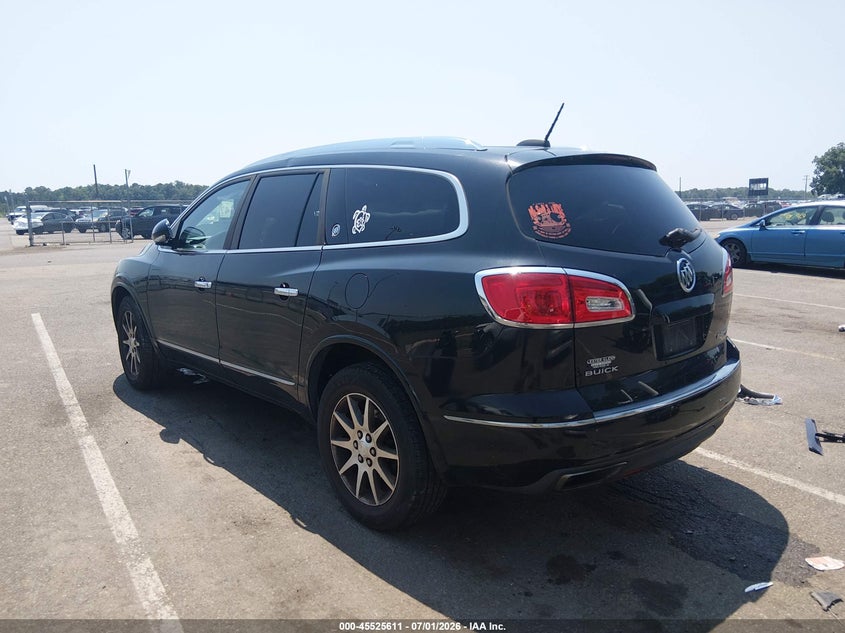 Vin: 5gakvbkd8hj133750, lot: 46023855, buick enclave leather 20173