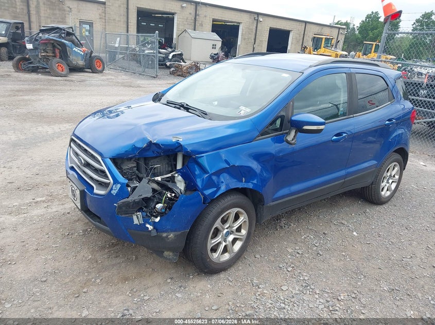 2018 FORD ECOSPORT SPORT UTILITY VEHICLE 1.0L I-3 DI, DOHC, VVT, TURBO, 123HP