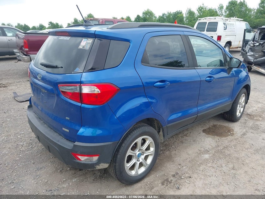 2018 FORD ECOSPORT SPORT UTILITY VEHICLE 1.0L I-3 DI, DOHC, VVT, TURBO, 123HP