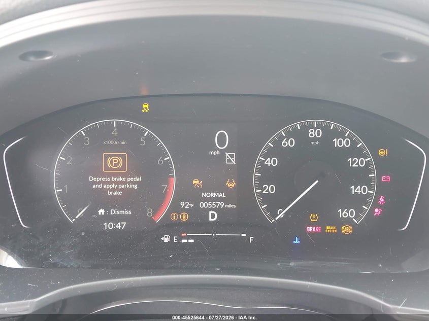 HONDA CIVIC 2026 VIN 2HGFE2F55TH532744