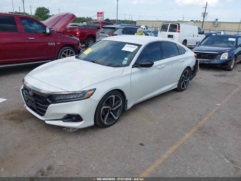 2022 HONDA ACCORD auction photo 2