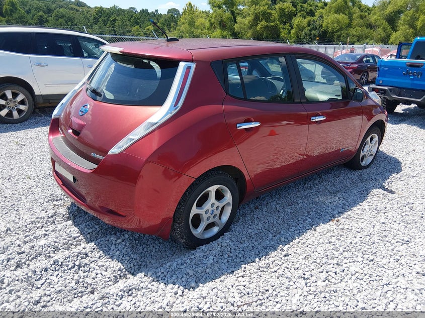 Vin: 1n4az0cp0dc407975, lot: 46023908, nissan leaf sv 20134