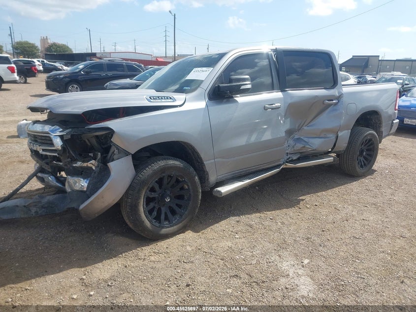 Vin: 1c6rreft5mn690422, lot: 46023941, ram 1500 lone star  4x2 5'7 box 20212