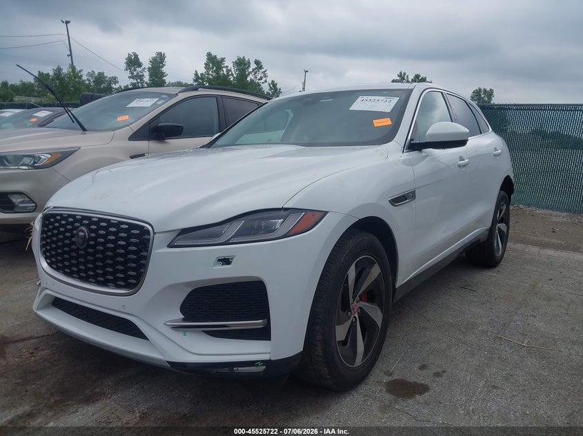 Vin: sadcj2ex8na698634, lot: 46023966, jaguar f-pace s p250 awd automatic 20222
