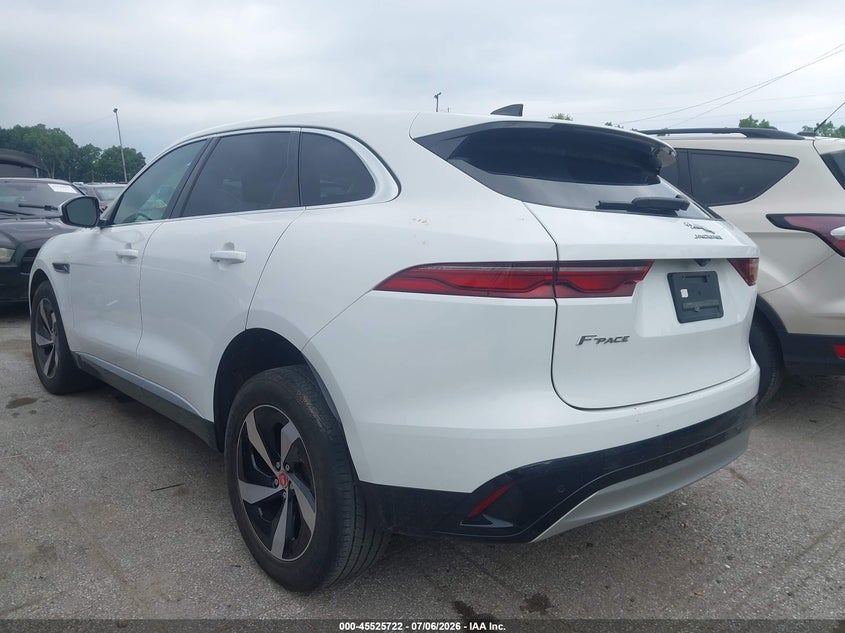 Vin: sadcj2ex8na698634, lot: 46023966, jaguar f-pace s p250 awd automatic 20223