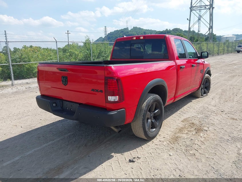 Vin: 1c6rr7gg8ls107807, lot: 46024010, ram 1500 classic warlock  4x4 6'4 box 20204