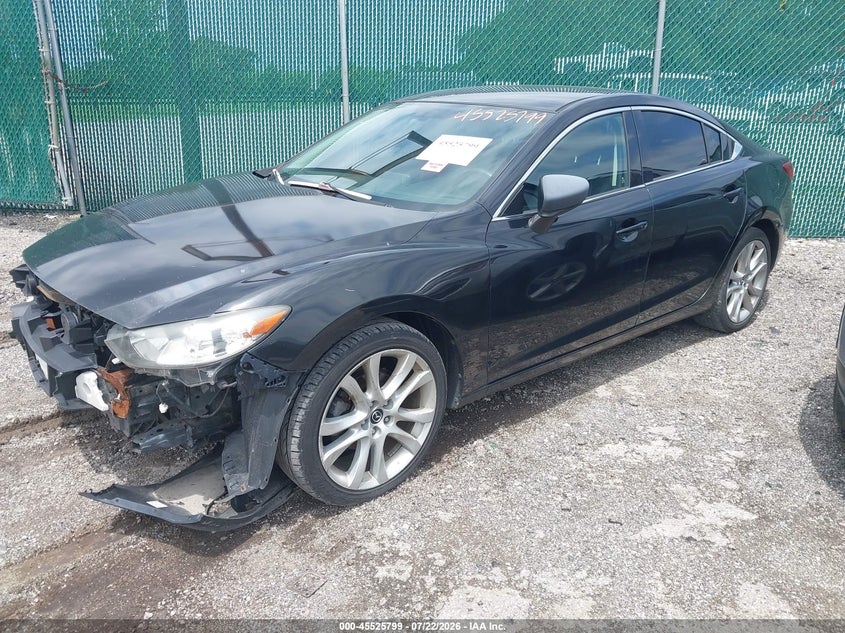 Vin: jm1gj1v51g1460052, lot: 46024043, mazda mazda6 i touring 20162