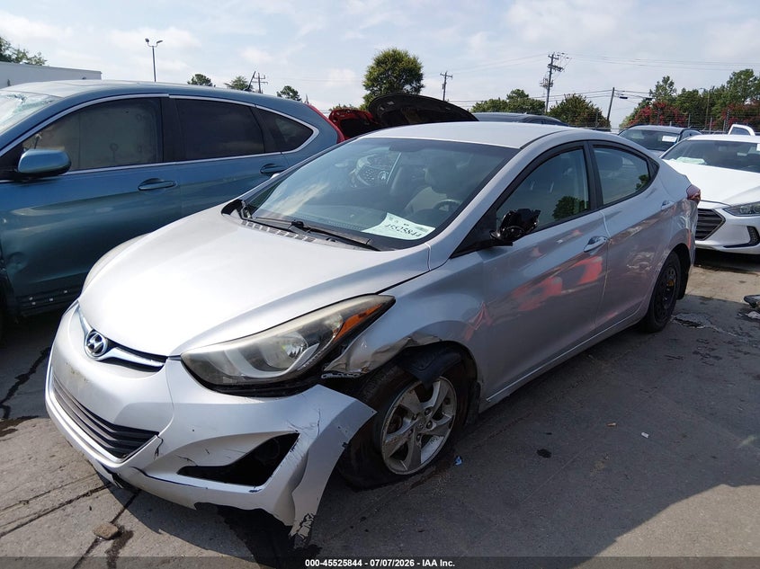 HYUNDAI ELANTRA 2015 VIN KMHDH4AEXFU362457