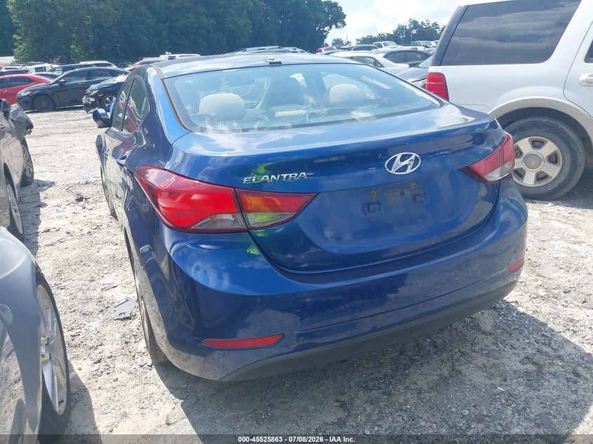 2016 HYUNDAI ELANTRA auction photo 3