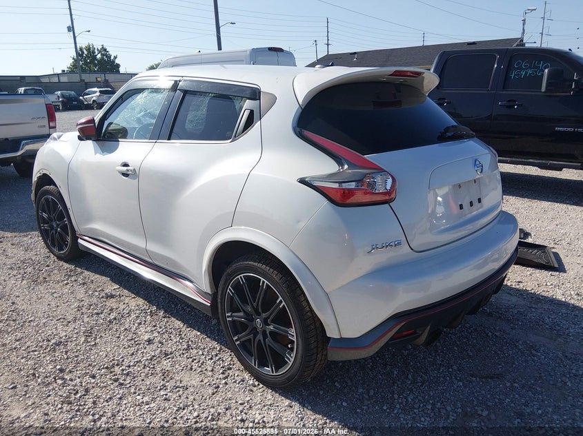 Vin: jn8df5mv5ft250638, lot: 46024139, nissan juke nismo rs 20153