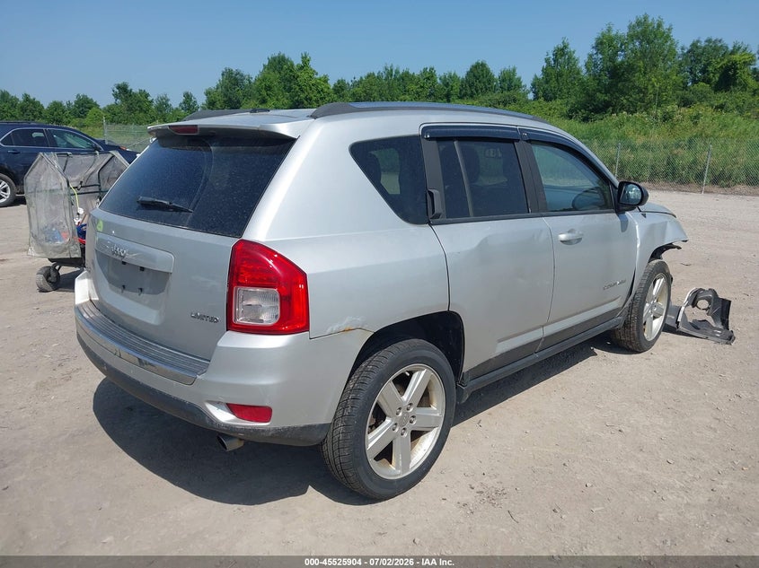 Vin: 1c4njdcb2cd571736, lot: 46024148, jeep compass limited 20124