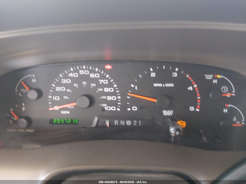 2003 Ford Excursion Eddie Bauer VIN: 1FMNU44F53EA42442 Lot: 45526079