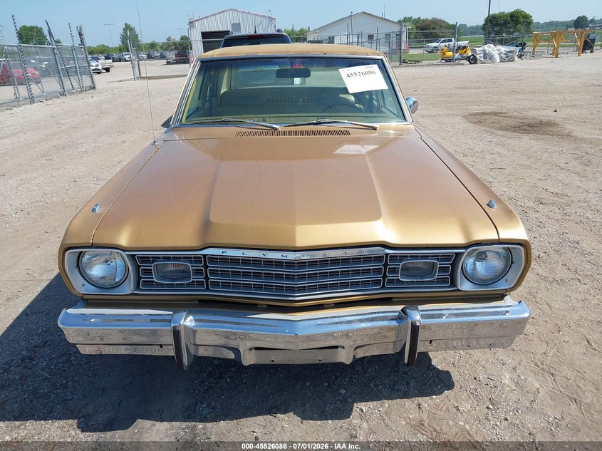 1974 Plymouth Valiant VIN: VL41G4R260719 Lot: 45526086