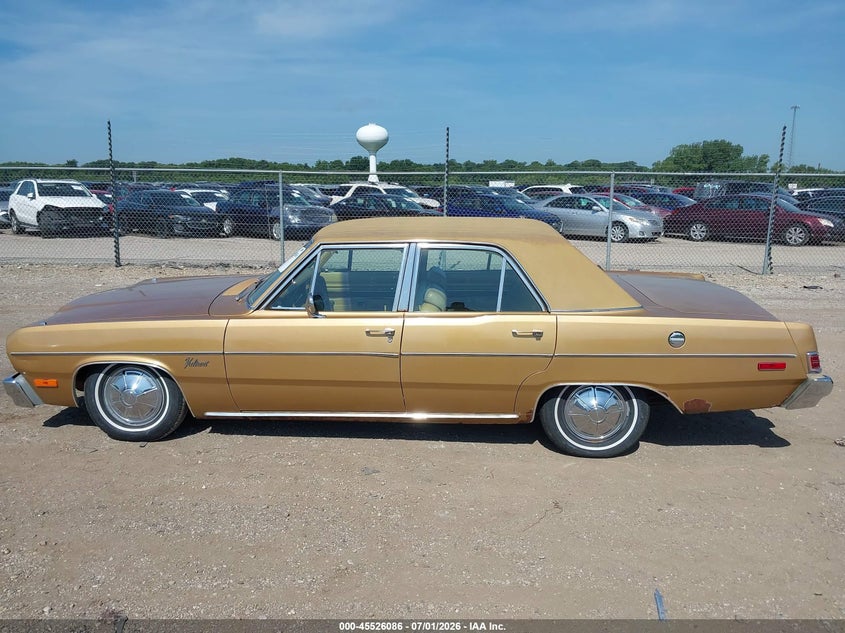 1974 Plymouth Valiant VIN: VL41G4R260719 Lot: 45526086
