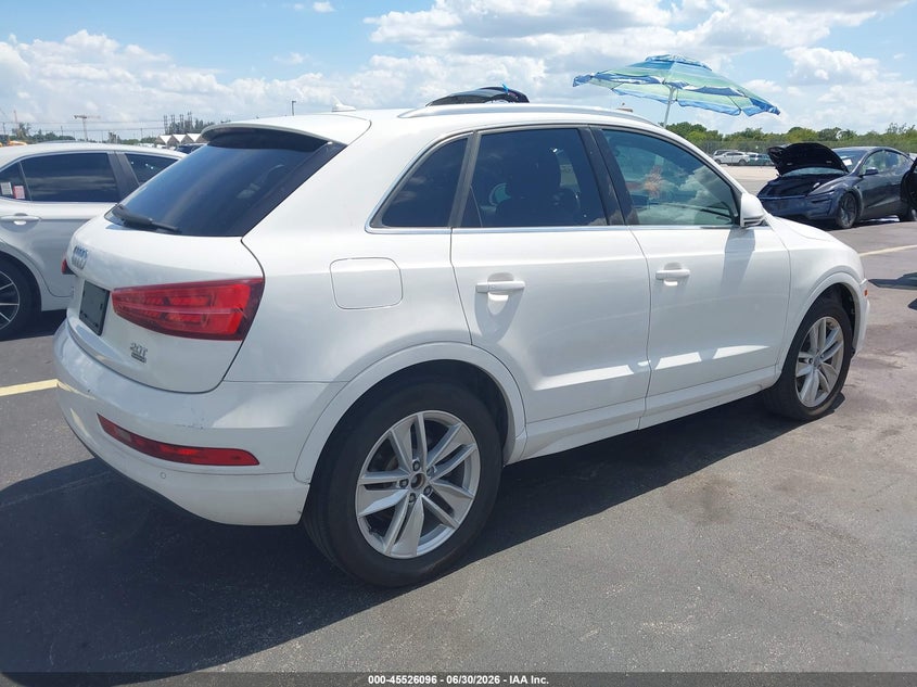Vin: wa1jccfsxhr012471, lot: 46024340, audi q3 2.0t premium 20174