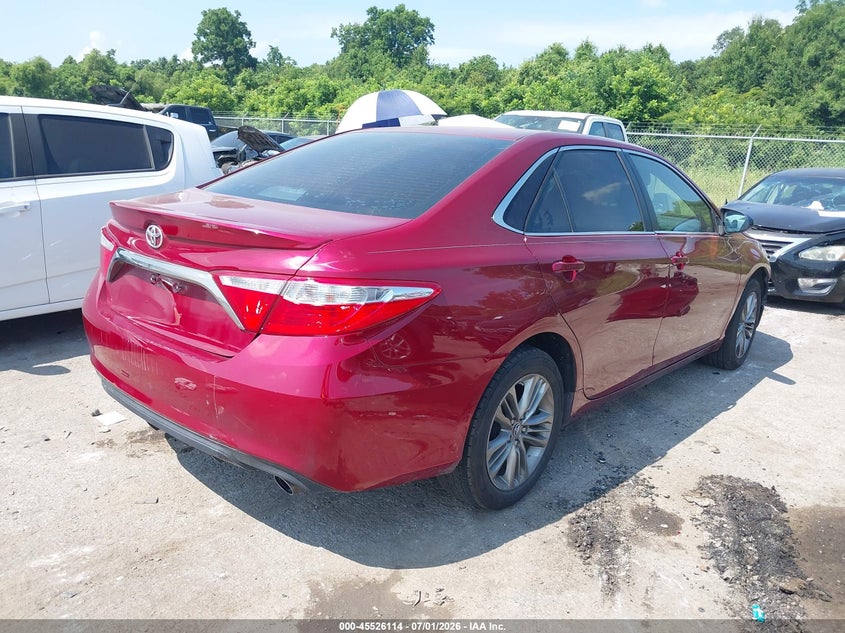 2017 TOYOTA CAMRY auction photo 4