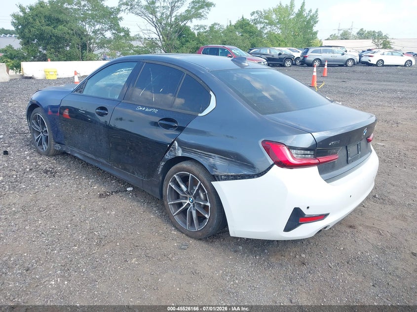 Vin: 3mw5r7j02m8b90525, lot: 46024410, bmw 330i xdrive 20213