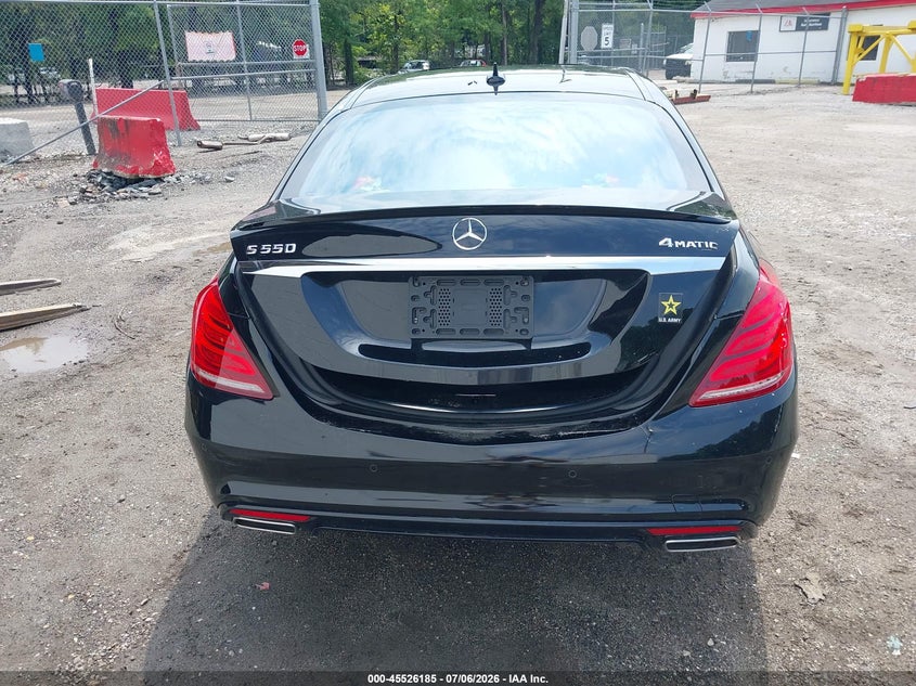 2016 Mercedes-Benz S 550 4Matic VIN: WDDUG8FB3GA210994 Lot: 45526185