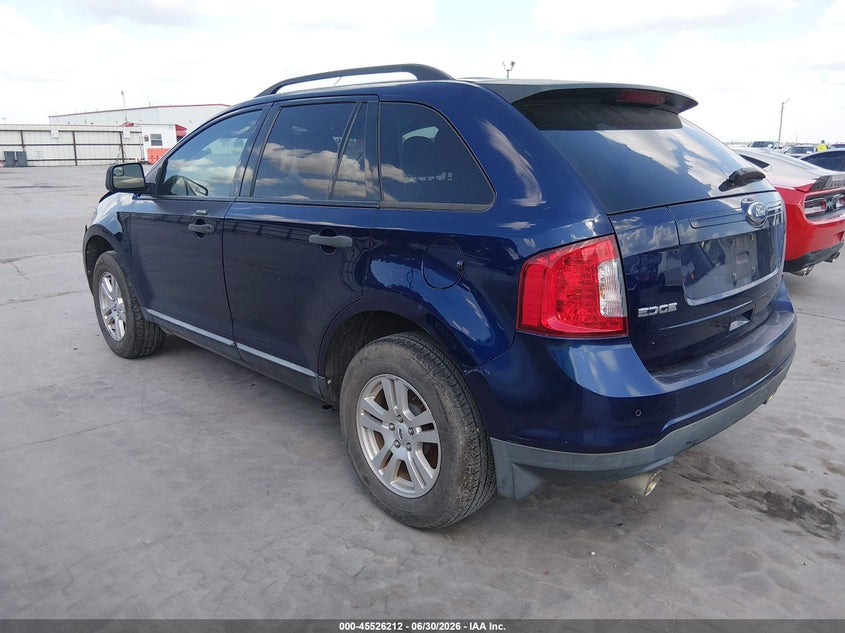 Vin: 2fmdk3gcxbba80790, lot: 46024456, ford edge se 20113