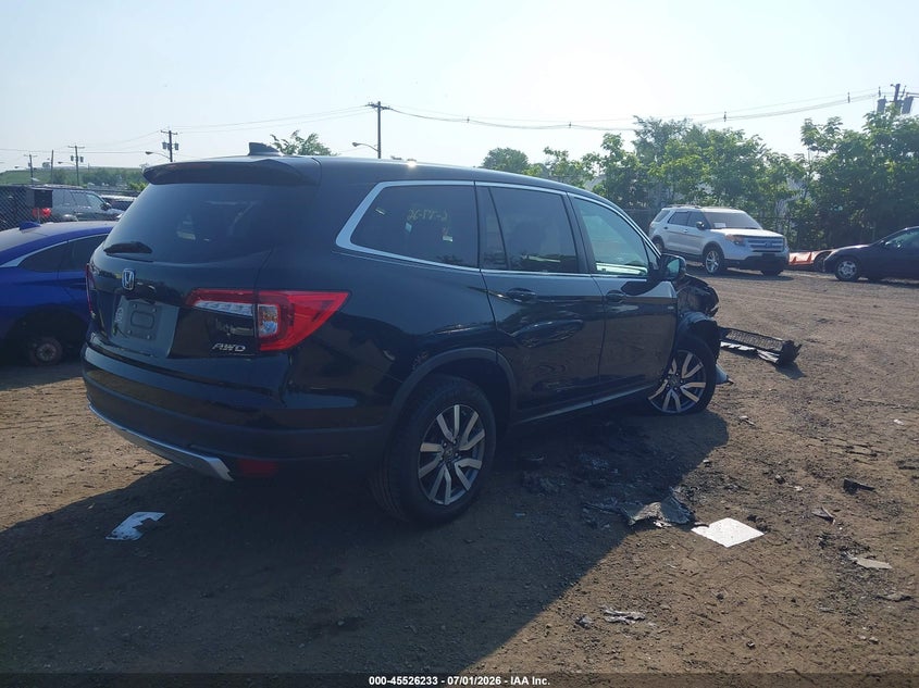 HONDA PILOT 2022 VIN 5FNYF6H5XNB087547