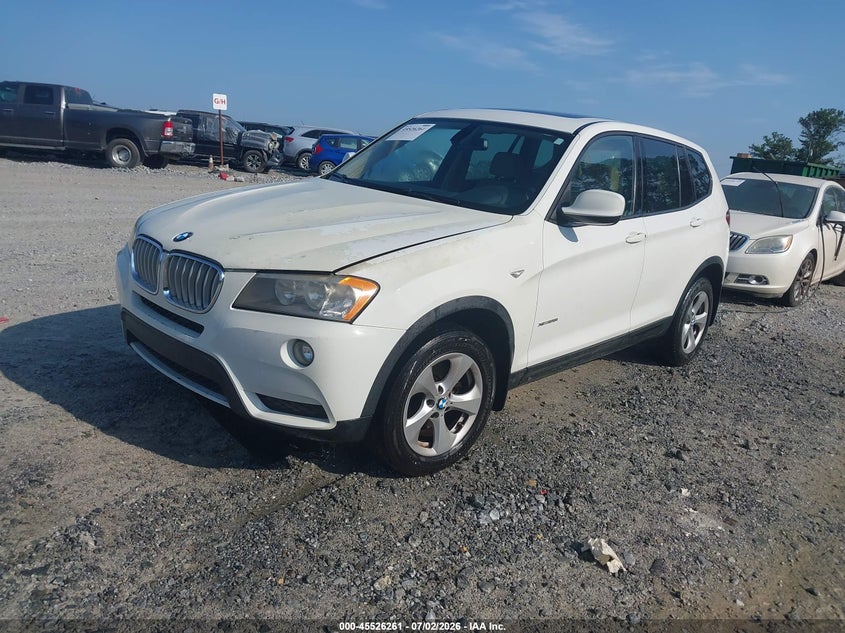 2011 Bmw X3 Xdrive28i 5UXWX5C53BLK59494 photo 1