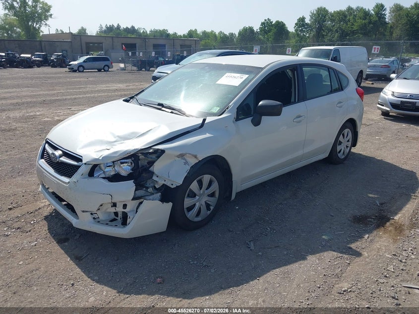 Vin: jf1gpaa60fh268954, lot: 46024514, subaru impreza 2.0i 20152