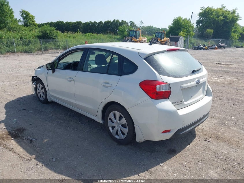 Vin: jf1gpaa60fh268954, lot: 46024514, subaru impreza 2.0i 20153