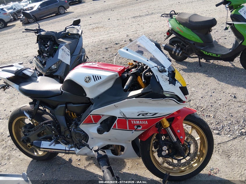 2022 Yamaha Yzfr7 VIN: JYARM38E5NA002787 Lot: 45526319