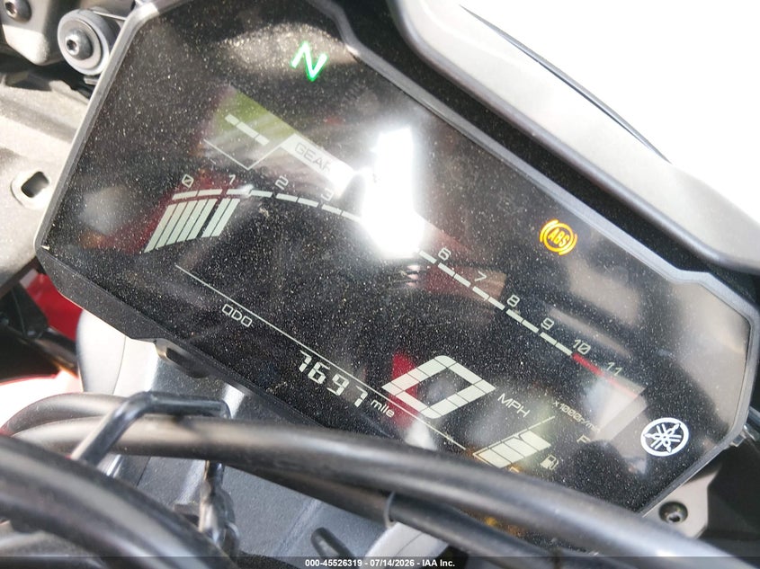 2022 Yamaha Yzfr7 VIN: JYARM38E5NA002787 Lot: 45526319