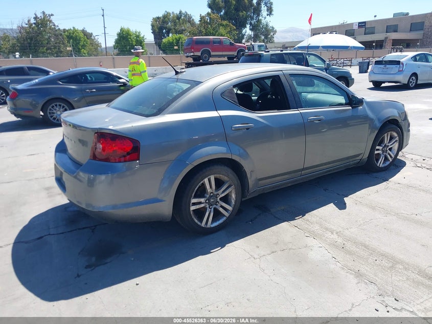 Vin: 1c3cdzab0cn217081, lot: 46024607, dodge avenger se 20124