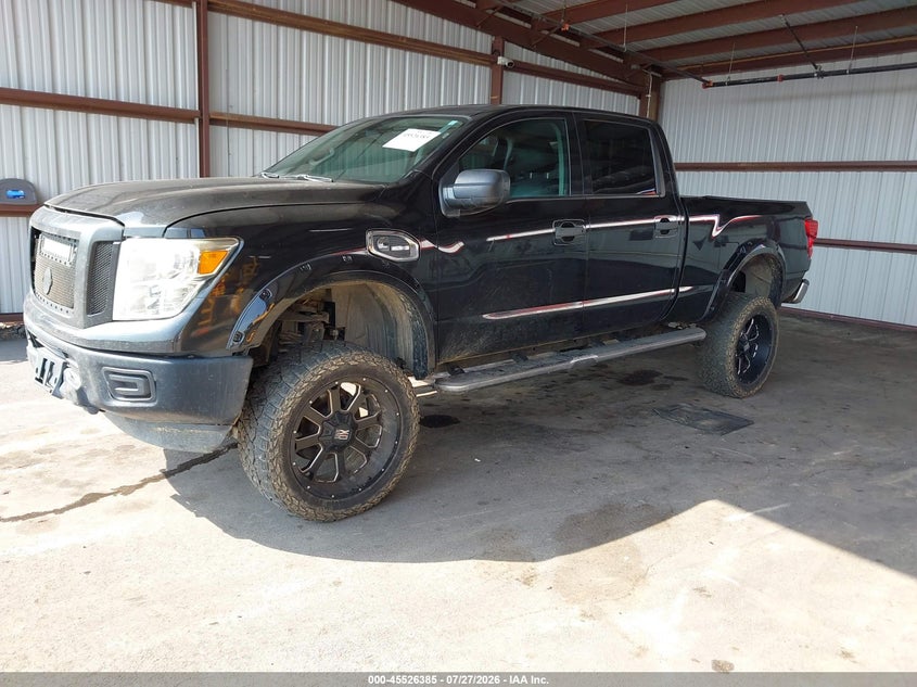 Vin: 1n6ba1f3xhn513698, lot: 46024629, nissan titan xd s diesel 20172