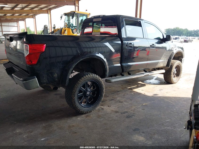 Vin: 1n6ba1f3xhn513698, lot: 46024629, nissan titan xd s diesel 20174