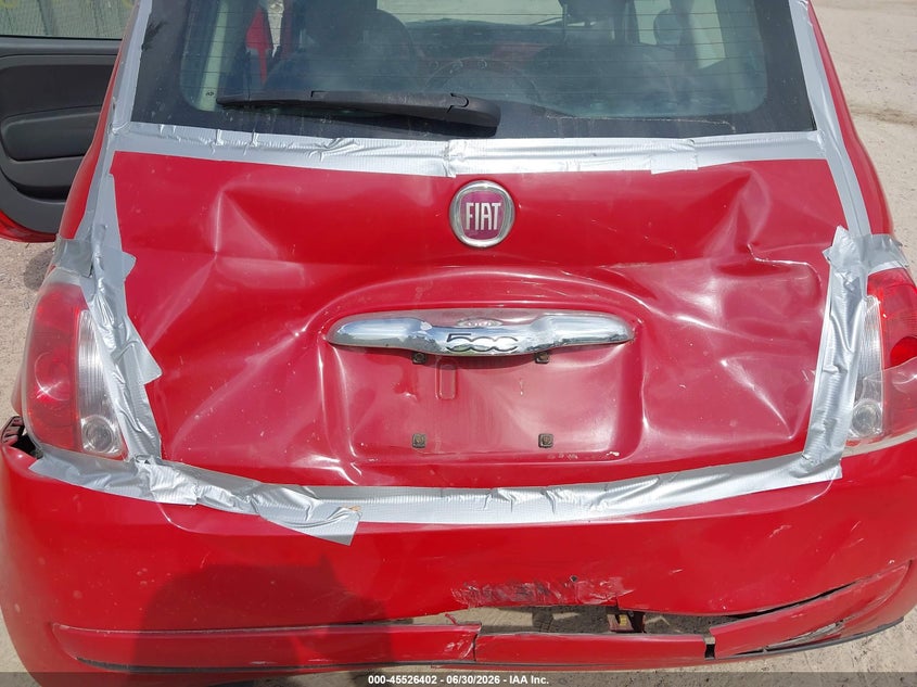 2013 Fiat 500 Pop VIN: 3C3CFFAR3DT611214 Lot: 45526402