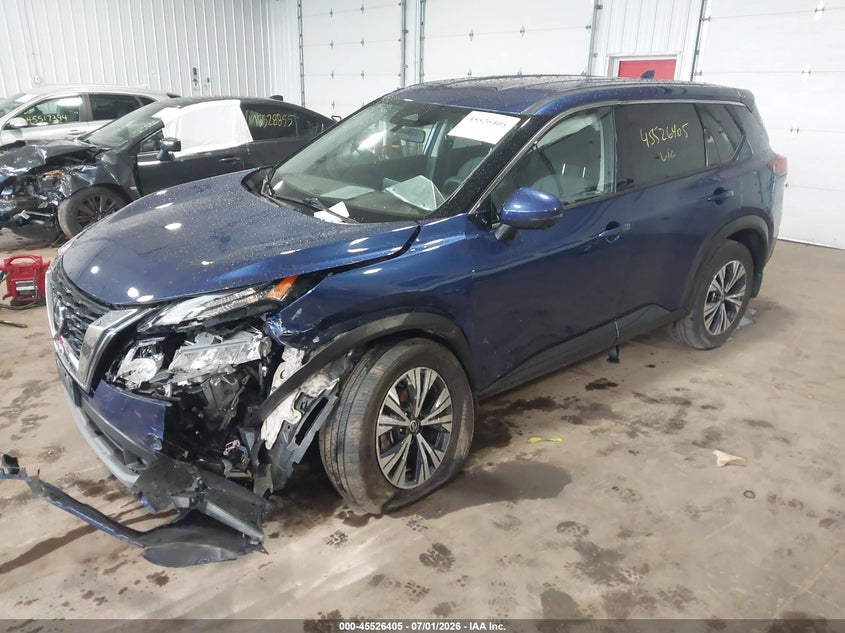 2021 NISSAN ROGUE auction photo 2