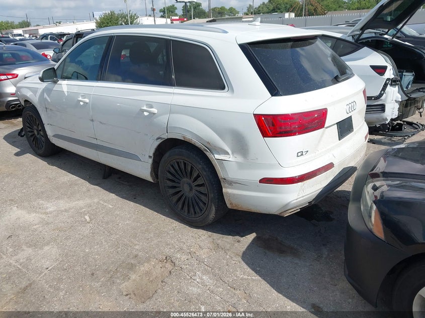 Vin: wa1ahaf74jd040030, lot: 46024717, audi q7 2.0t premium 20183