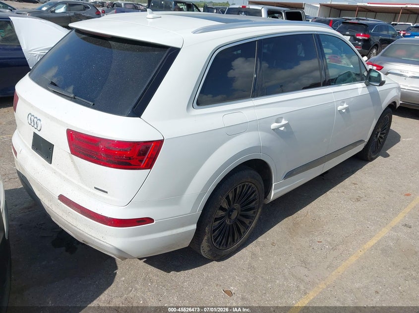 Vin: wa1ahaf74jd040030, lot: 46024717, audi q7 2.0t premium 20184