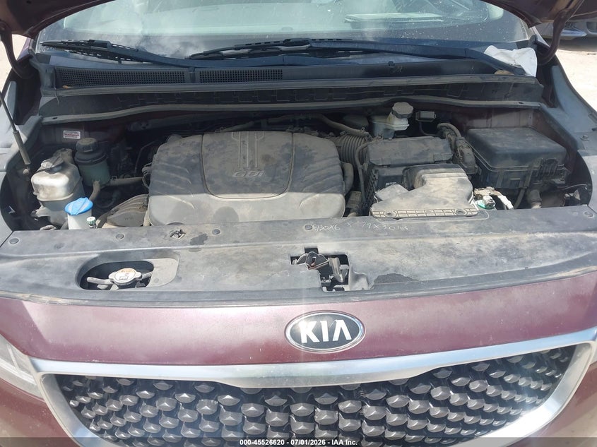 2015 Kia Sedona Lx VIN: KNDMB5C12F6040566 Lot: 45526620