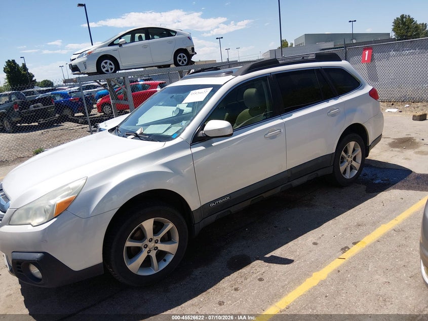 Vin: 4s4brbkc3d3285083, lot: 46024866, subaru outback 2.5i limited 20132