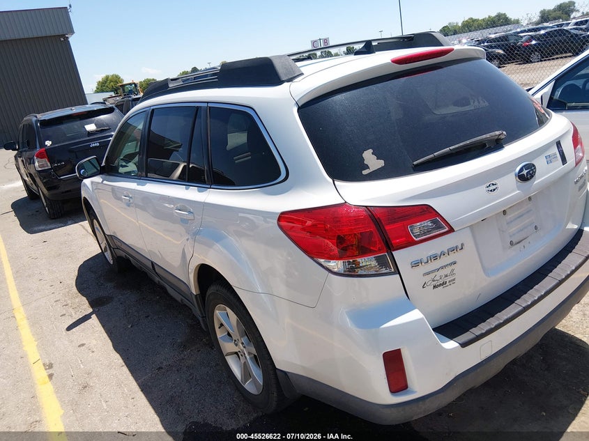 Vin: 4s4brbkc3d3285083, lot: 46024866, subaru outback 2.5i limited 20133