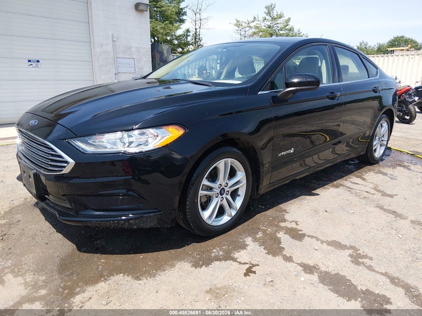 Vin: 3fa6p0uu8jr261614, lot: 46024935, ford fusion hybrid s 20182