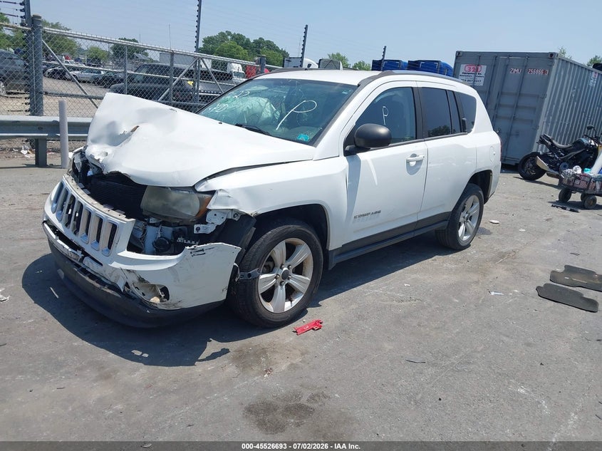 Vin: 1c4njcbb0ed511047, lot: 46024937, jeep compass sport 20142
