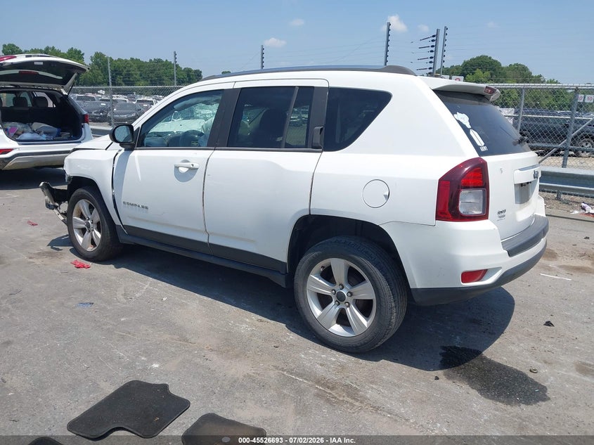 Vin: 1c4njcbb0ed511047, lot: 46024937, jeep compass sport 20143