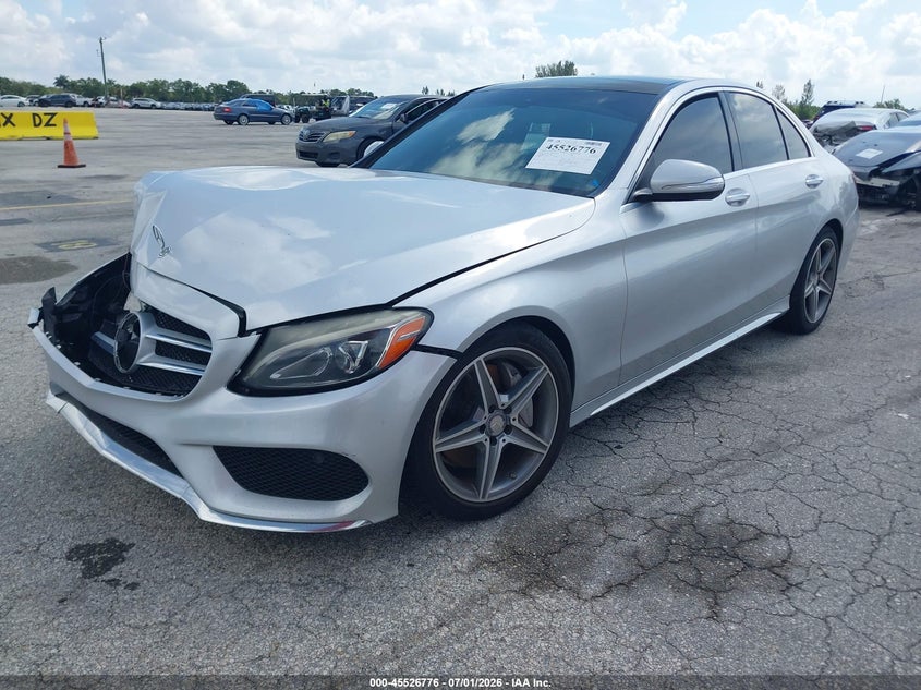 MERCEDES-BENZ C 300 2015 VIN 55SWF4JB2FU086954