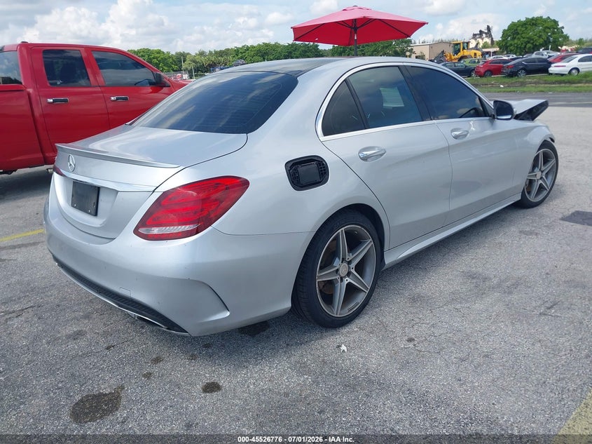 MERCEDES-BENZ C 300 2015 VIN 55SWF4JB2FU086954